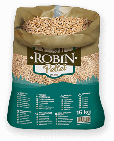 worek pelletu opałowego Robin do kupienia w Raciborzu lub sklepie internetowym